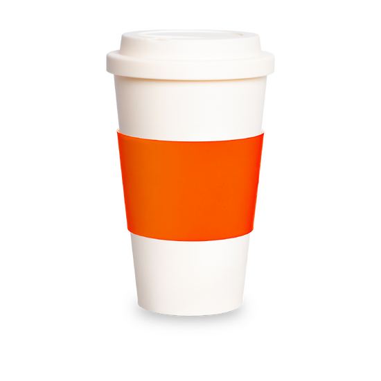 Termokubek plastikowy Gala To Go, pomarańczowy