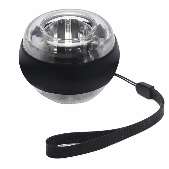 Kula żyroskopowa do ćwiczeń nadgarstka Powerball, przezroczysta