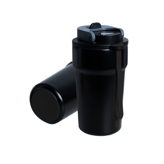 Termokubek Daisy ze stali nierdzewnej To Go, czarny