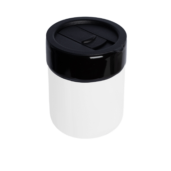 Kubek Teona To Go, czarny/biały